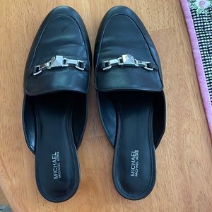 Michael Kors black mules